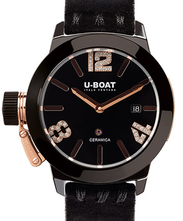 U-BOAT Classico 7122 Ceramic and Rose Gold Replica watch